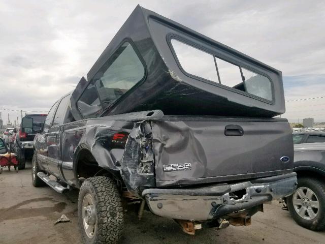 1FTWW31Y15EB60283 - 2005 FORD F350 SRW S GRAY photo 3