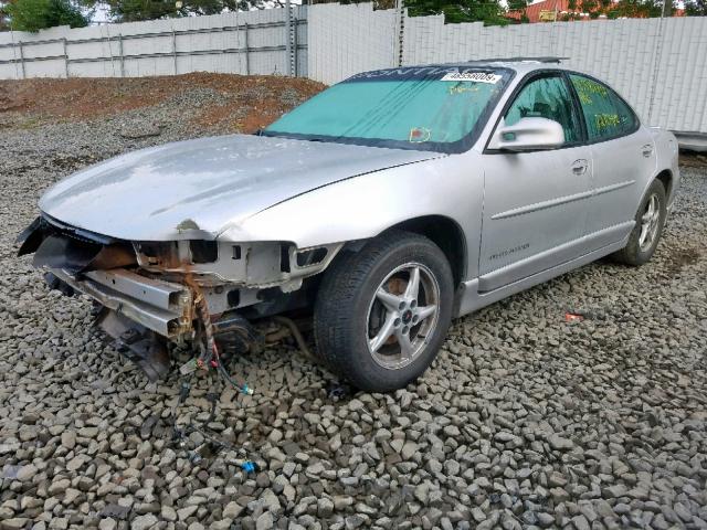 1G2WP52K22F190583 - 2002 PONTIAC GRAND PRIX GRAY photo 2