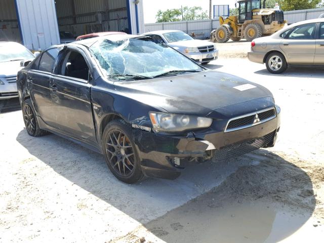 JA3AU86W69U008000 - 2009 MITSUBISHI LANCER GTS BLACK photo 1