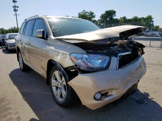 JTEES43A092117327 - 2009 TOYOTA HIGHLANDER GOLD photo 1