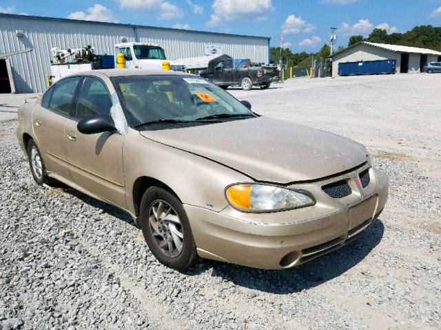1G2NF52E63C105224 - 2003 PONTIAC GRAND AM S BEIGE photo 1
