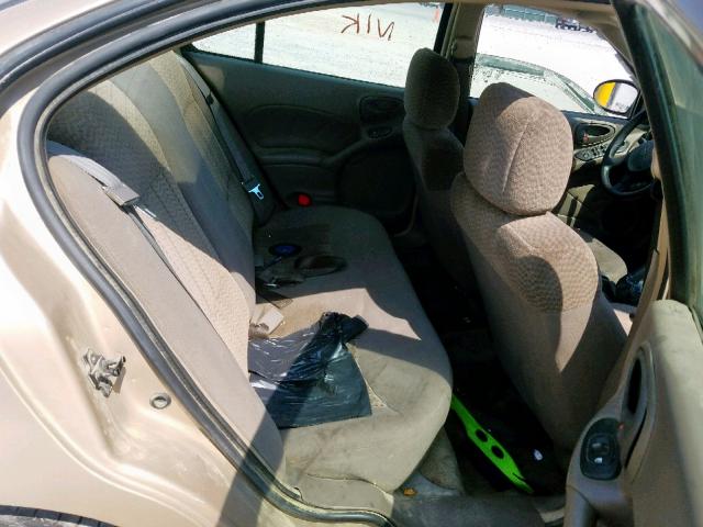1G2NF52E63C105224 - 2003 PONTIAC GRAND AM S BEIGE photo 6