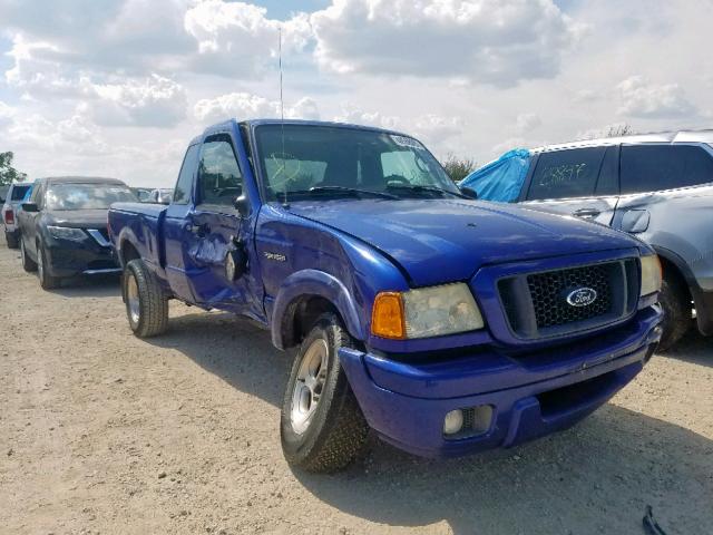 1FTYR14U04PB08708 - 2004 FORD RANGER SUP BLUE photo 1