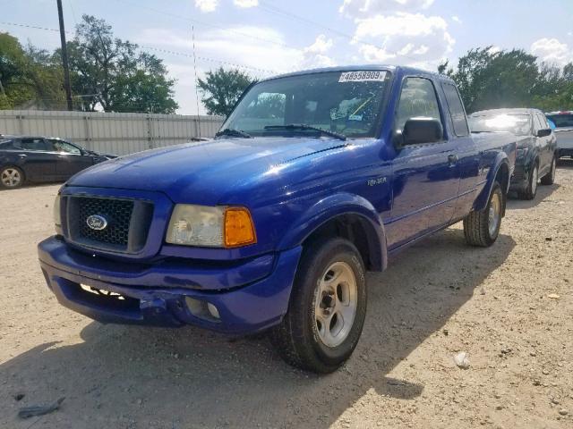 1FTYR14U04PB08708 - 2004 FORD RANGER SUP BLUE photo 2