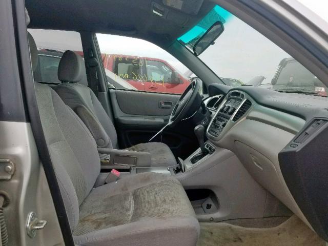 JTEGD21A460139185 - 2006 TOYOTA HIGHLANDER SILVER photo 5