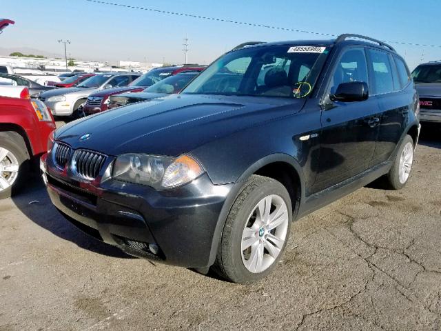 WBXPA93446WD28130 - 2006 BMW X3 3.0I BLACK photo 2