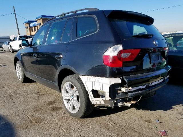 WBXPA93446WD28130 - 2006 BMW X3 3.0I BLACK photo 3