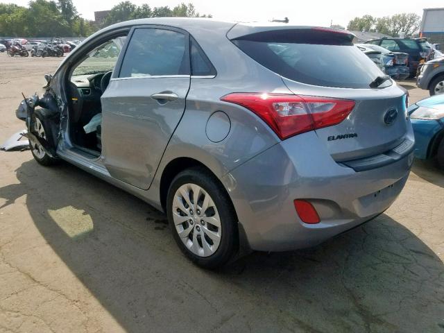 KMHD35LH5GU272095 - 2016 HYUNDAI ELANTRA GT GRAY photo 3