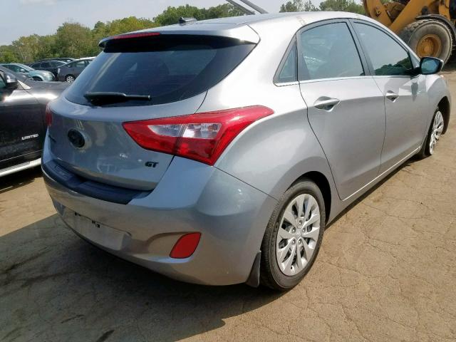 KMHD35LH5GU272095 - 2016 HYUNDAI ELANTRA GT GRAY photo 4