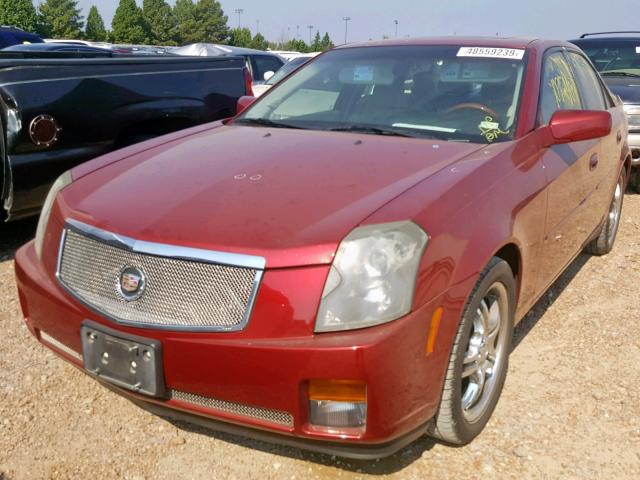 1G6DP567050217038 - 2005 CADILLAC CTS HI FEA MAROON photo 2