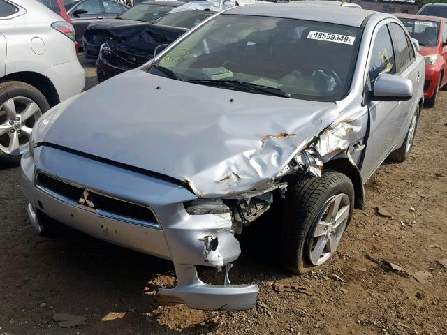 JA3AU26UX8U019379 - 2008 MITSUBISHI LANCER ES SILVER photo 2