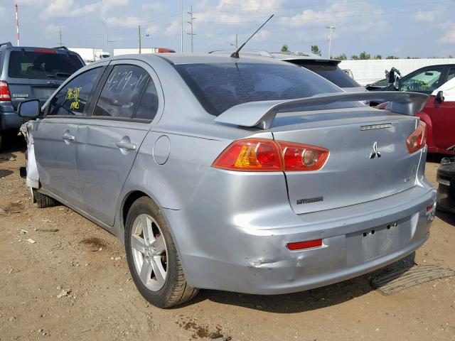 JA3AU26UX8U019379 - 2008 MITSUBISHI LANCER ES SILVER photo 3