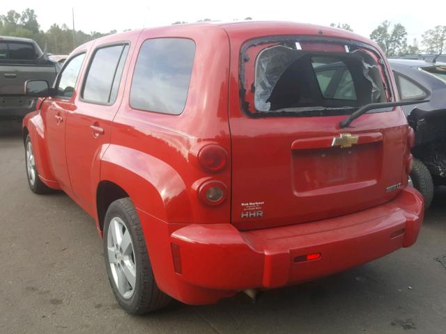 3GNBABDB5AS552480 - 2010 CHEVROLET HHR LT RED photo 3