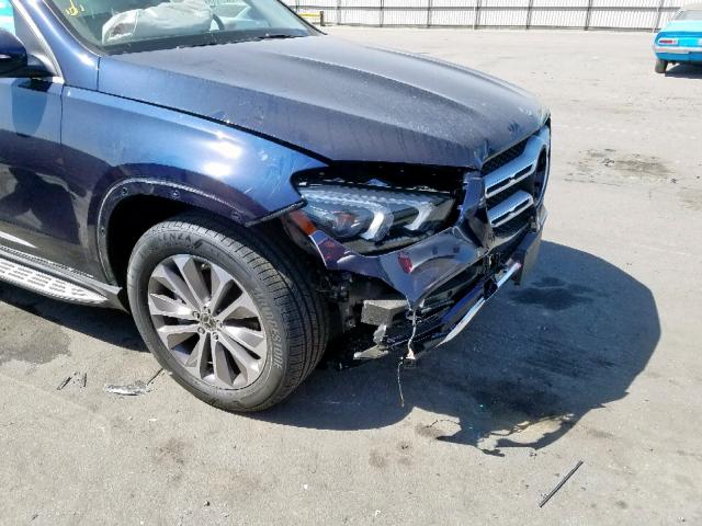 4JGFB4KE3LA081803 - 2020 MERCEDES-BENZ GLE 350 4M BLUE photo 9