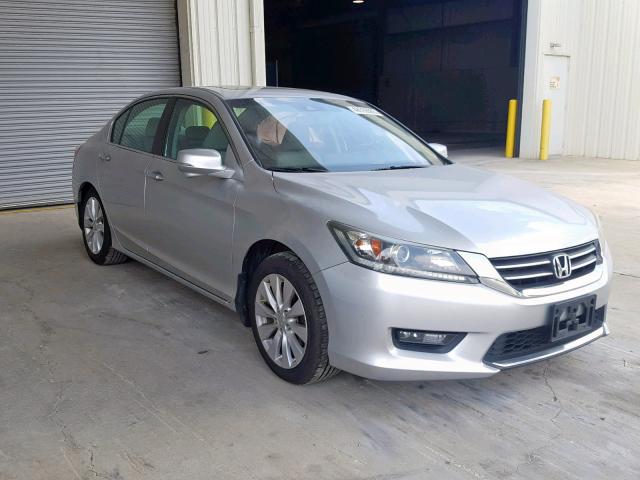 1HGCR2F81EA137916 - 2014 HONDA ACCORD EXL SILVER photo 1