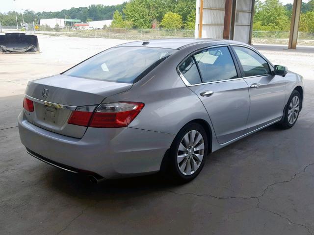 1HGCR2F81EA137916 - 2014 HONDA ACCORD EXL SILVER photo 4