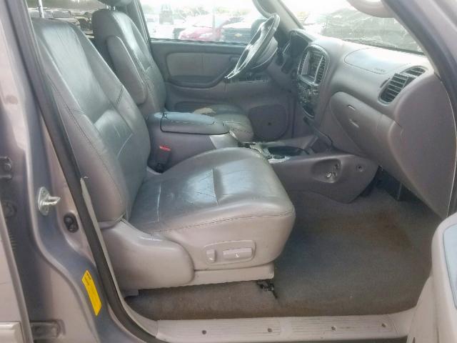 5TDZT38A72S088168 - 2002 TOYOTA SEQUOIA LI GRAY photo 5