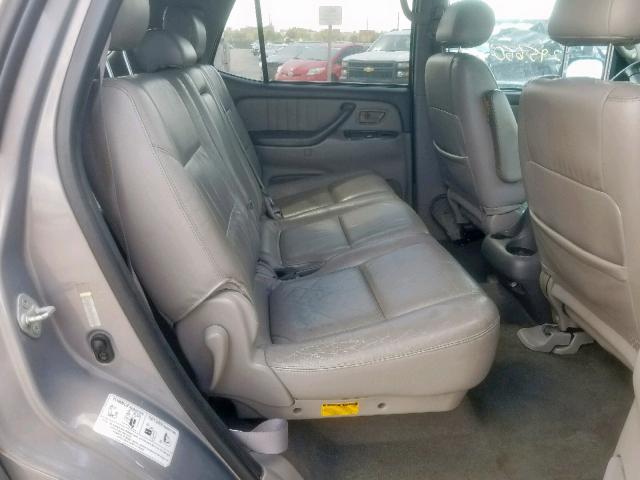 5TDZT38A72S088168 - 2002 TOYOTA SEQUOIA LI GRAY photo 6