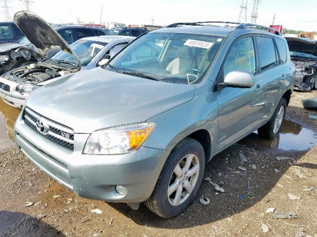 JTMBK31V585069733 - 2008 TOYOTA RAV4 LIMIT TEAL photo 2