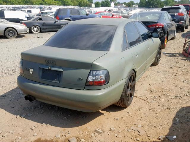 WAURD68D91A086519 - 2001 AUDI S4 2.7 QUA GREEN photo 4