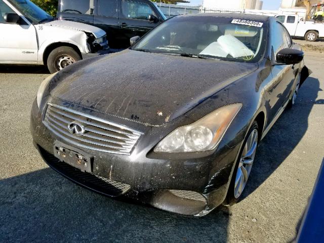 JNKCV64EX8M123816 - 2008 INFINITI G37 BASE BLACK photo 2