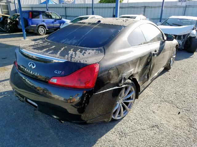 JNKCV64EX8M123816 - 2008 INFINITI G37 BASE BLACK photo 4