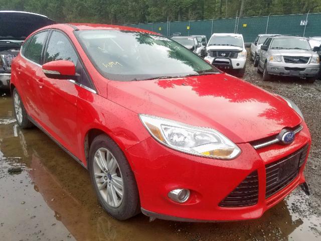 1FAHP3M21CL216752 - 2012 FORD FOCUS SEL RED photo 1