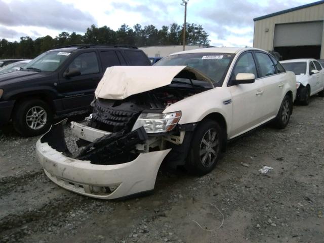 1FAHP24W19G119078 - 2009 FORD TAURUS SEL WHITE photo 2