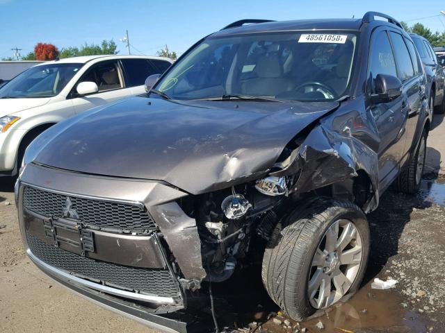 JA4AT3AW0AZ014939 - 2010 MITSUBISHI OUTLANDER BROWN photo 2