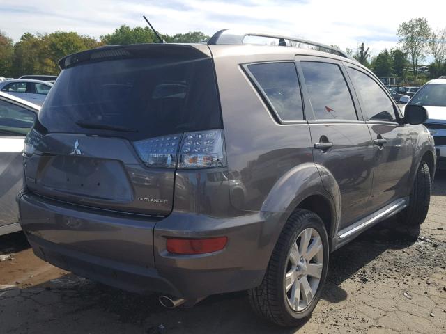 JA4AT3AW0AZ014939 - 2010 MITSUBISHI OUTLANDER BROWN photo 4