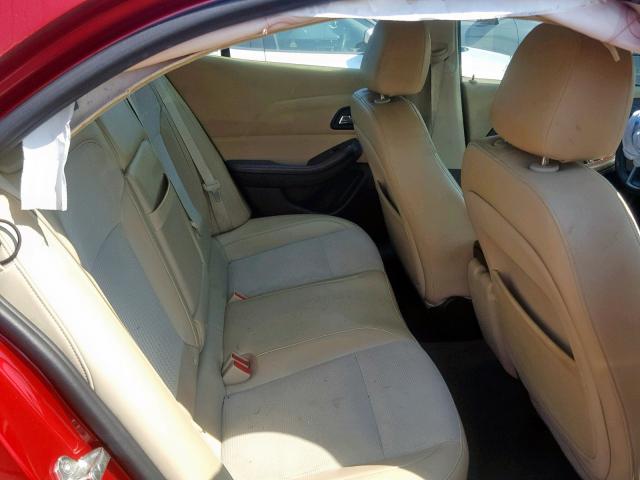 1G11D5RR4DF104185 - 2013 CHEVROLET MALIBU 1LT RED photo 6