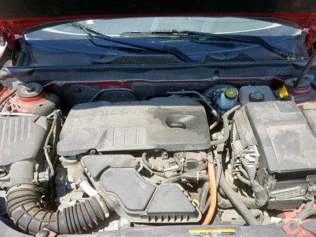 1G11D5RR4DF104185 - 2013 CHEVROLET MALIBU 1LT RED photo 7