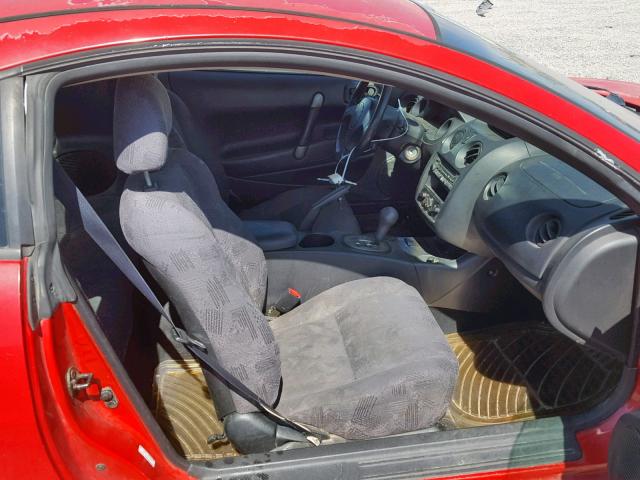 4A3AC44GX1E196430 - 2001 MITSUBISHI ECLIPSE GS RED photo 5