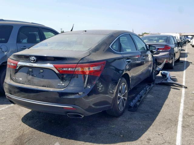 4T1BK1EB3HU250495 - 2017 TOYOTA AVALON XLE BLACK photo 4