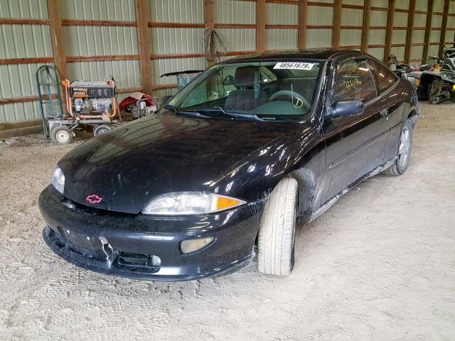 1G1JF12T4X7194560 - 1999 CHEVROLET CAVALIER Z BLACK photo 2