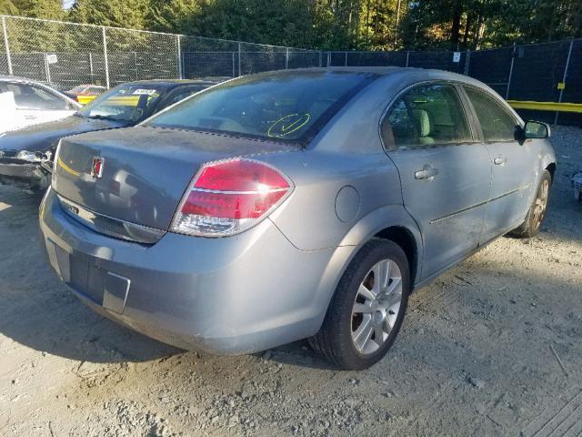 1G8ZS57N67F160157 - 2007 SATURN AURA XE SILVER photo 4