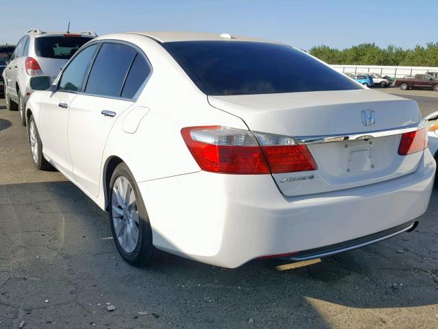 1HGCR2F84EA282612 - 2014 HONDA ACCORD EXL WHITE photo 3