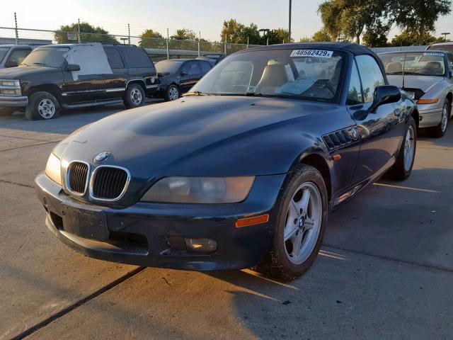 4USCH7335WLD16826 - 1998 BMW Z3 1.9 GREEN photo 2