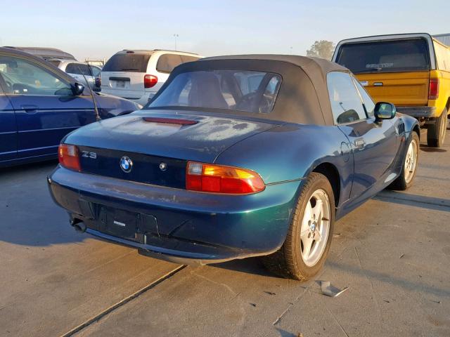 4USCH7335WLD16826 - 1998 BMW Z3 1.9 GREEN photo 4