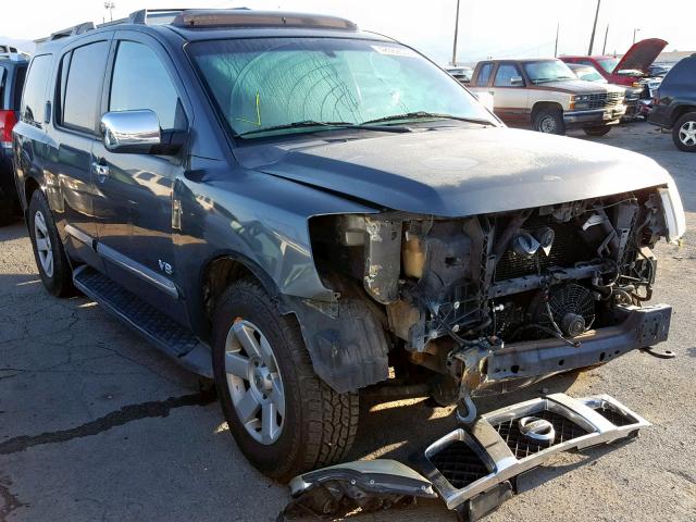 5N1AA08B66N742644 - 2006 NISSAN ARMADA SE GRAY photo 1