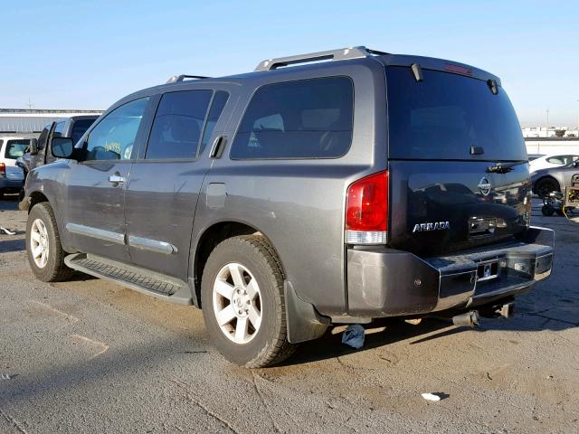 5N1AA08B66N742644 - 2006 NISSAN ARMADA SE GRAY photo 3