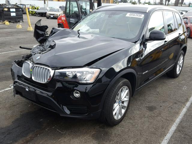 5UXWZ7C50H0V85270 - 2017 BMW X3 SDRIVE2 BLACK photo 2