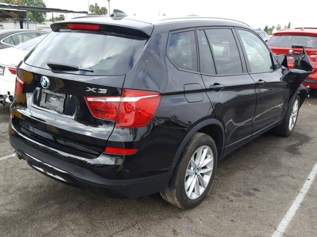 5UXWZ7C50H0V85270 - 2017 BMW X3 SDRIVE2 BLACK photo 4