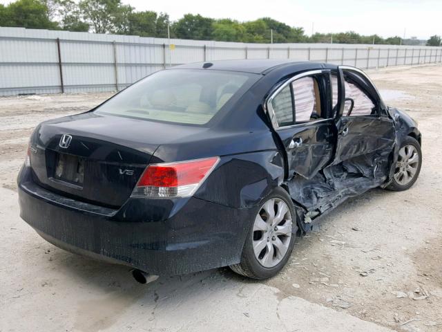 1HGCP368X9A019798 - 2009 HONDA ACCORD EXL BLACK photo 4