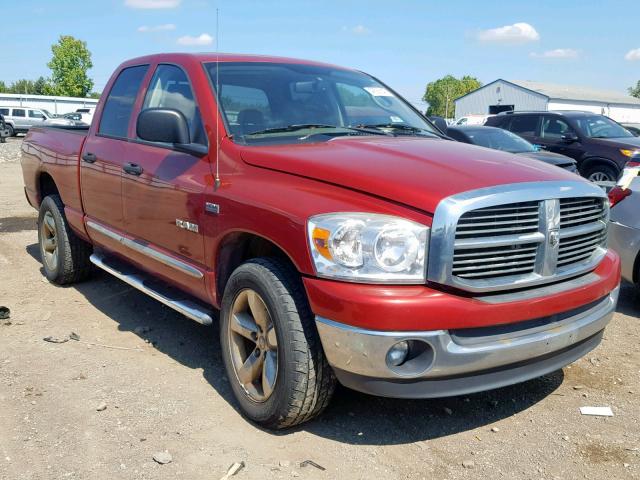 1D7HU18288S547168 - 2008 DODGE RAM 1500 S MAROON photo 1