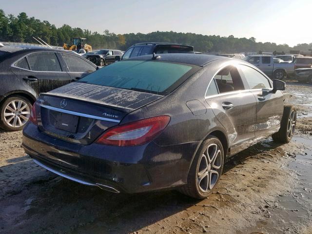 WDDLJ6HB3GA173038 - 2016 MERCEDES-BENZ CLS 400 4M BLACK photo 4