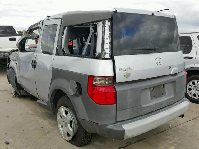 5J6YH18553L003927 - 2003 HONDA ELEMENT EX SILVER photo 3