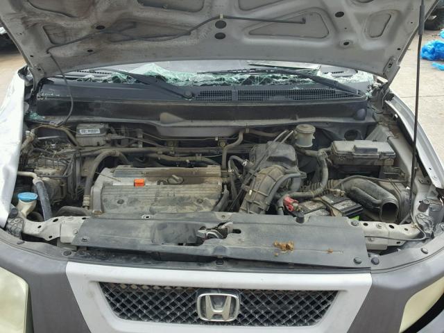 5J6YH18553L003927 - 2003 HONDA ELEMENT EX SILVER photo 7