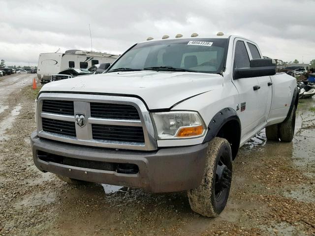 3D73Y4CL7BG634011 - 2011 DODGE RAM 3500 WHITE photo 2