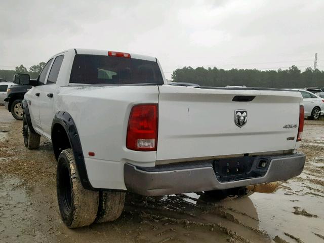 3D73Y4CL7BG634011 - 2011 DODGE RAM 3500 WHITE photo 3